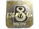 Sticker | esenthial (Gold) | Austin 2025