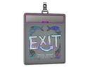 Sticker Slab | exit (Holo) | Austin 2025