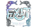 Sticker | exit (Holo) | Austin 2025