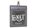 Sticker Slab | exit (Foil) | Austin 2025