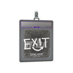 Sticker Slab | exit (Foil) | Austin 2025