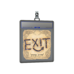 Sticker Slab | exit | Austin 2025