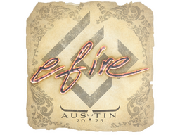 Sticker | efire | Austin 2025