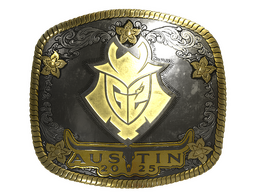 Sticker | G2 Esports (Gold) | Austin 2025