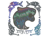 Наклейка | FURIA (голографическая) | Остин-2025