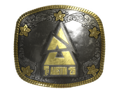 Наклейка | BLAST.tv (золотая) | Остин-2025