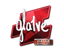 Sticker | gla1ve (Foil) | Atlanta 2017