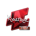 Sticker | Kjaerbye (Foil) | Atlanta 2017