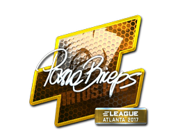 Sticker | pashaBiceps (Foil) | Atlanta 2017