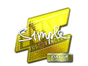 Sticker | s1mple (Foil) | Atlanta 2017