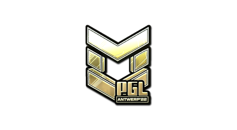 Sticker | PGL (Gold) | Antwerp 2022
