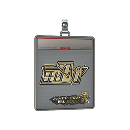 Sticker Slab | exit (Gold) | Antwerp 2022