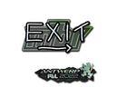 Sticker | exit (Glitter) | Antwerp 2022