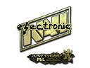 Sticker | electronic (Gold) | Antwerp 2022