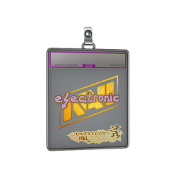 Sticker Slab | electronic (Holo) | Antwerp 2022