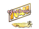 Sticker | electronic (Holo) | Antwerp 2022