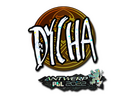 Sticker | dycha (Glitter) | Antwerp 2022