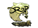 Sticker | drop (Gold) | Antwerp 2022