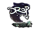 Sticker | drop (Glitter) | Antwerp 2022