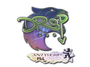 Sticker | drop (Holo) | Antwerp 2022
