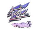 Sticker | dgt (Holo) | Antwerp 2022