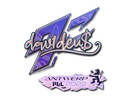 Sticker | dav1d (Holo) | Antwerp 2022