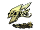 Sticker | dav1d (Gold) | Antwerp 2022