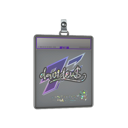 Sticker Slab | dav1d (Glitter) | Antwerp 2022