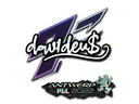 Sticker | dav1d (Glitter) | Antwerp 2022