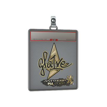 Sticker Slab | gla1ve (Gold) | Antwerp 2022