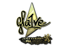 Sticker | gla1ve (Gold) | Antwerp 2022
