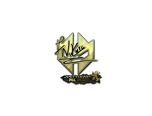 Sticker | fnx (Gold) | Antwerp 2022