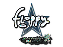 Sticker | floppy (Glitter) | Antwerp 2022
