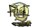 Sticker | FL1T (Gold) | Antwerp 2022