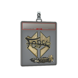 Sticker Slab | fer (Gold) | Antwerp 2022