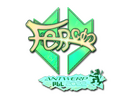 Sticker | fer (Holo) | Antwerp 2022