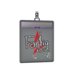 Sticker Slab | Farlig (Glitter) | Antwerp 2022