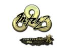 Sticker | interz (Gold) | Antwerp 2022