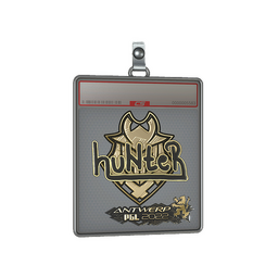 Sticker Slab | huNter (Gold) | Antwerp 2022