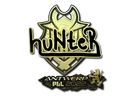 Sticker | huNter (Gold) | Antwerp 2022
