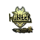 Sticker | huNter (Gold) | Antwerp 2022