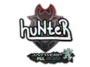 Sticker | huNter (Glitter) | Antwerp 2022