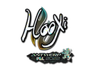 Sticker | HooXi (Glitter) | Antwerp 2022