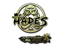 Sticker | hades (Gold) | Antwerp 2022