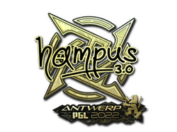 Sticker | hampus (Gold) | Antwerp 2022