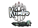 Sticker | Krimbo (Glitter) | Antwerp 2022