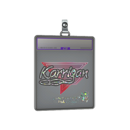 Sticker Slab | karrigan (Glitter) | Antwerp 2022
