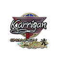 Sticker | karrigan (Glitter, Champion) | Antwerp 2022