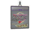 Sticker Slab | karrigan (Glitter, Champion) | Antwerp 2022