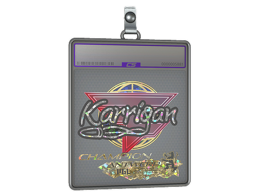 Sticker Slab | karrigan (Glitter, Champion) | Antwerp 2022
